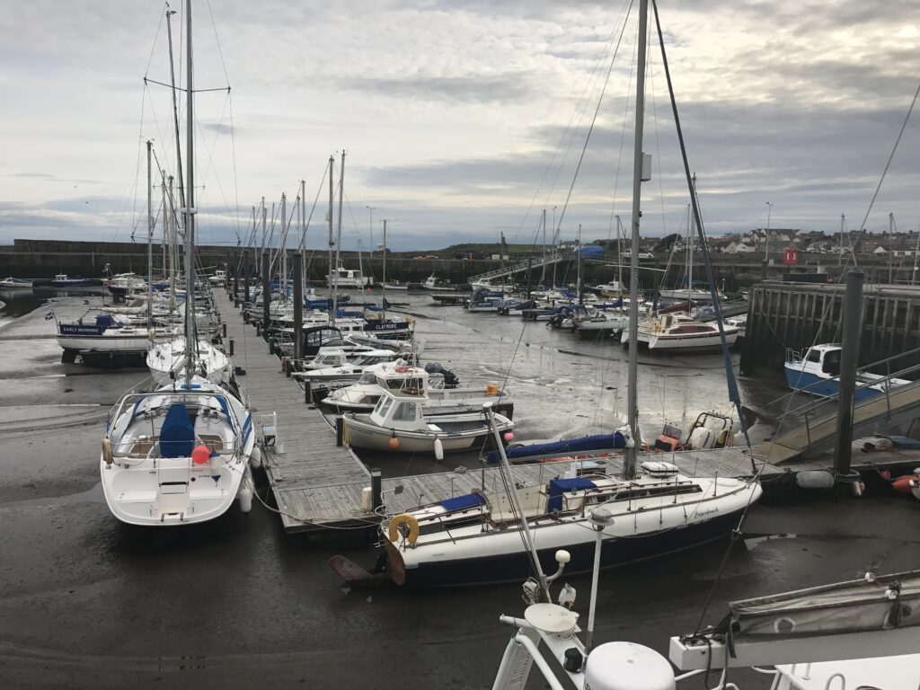 Boats on the ground