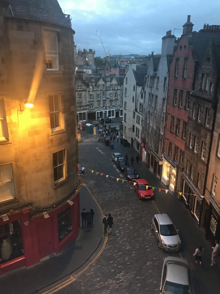 Edinburgh at night