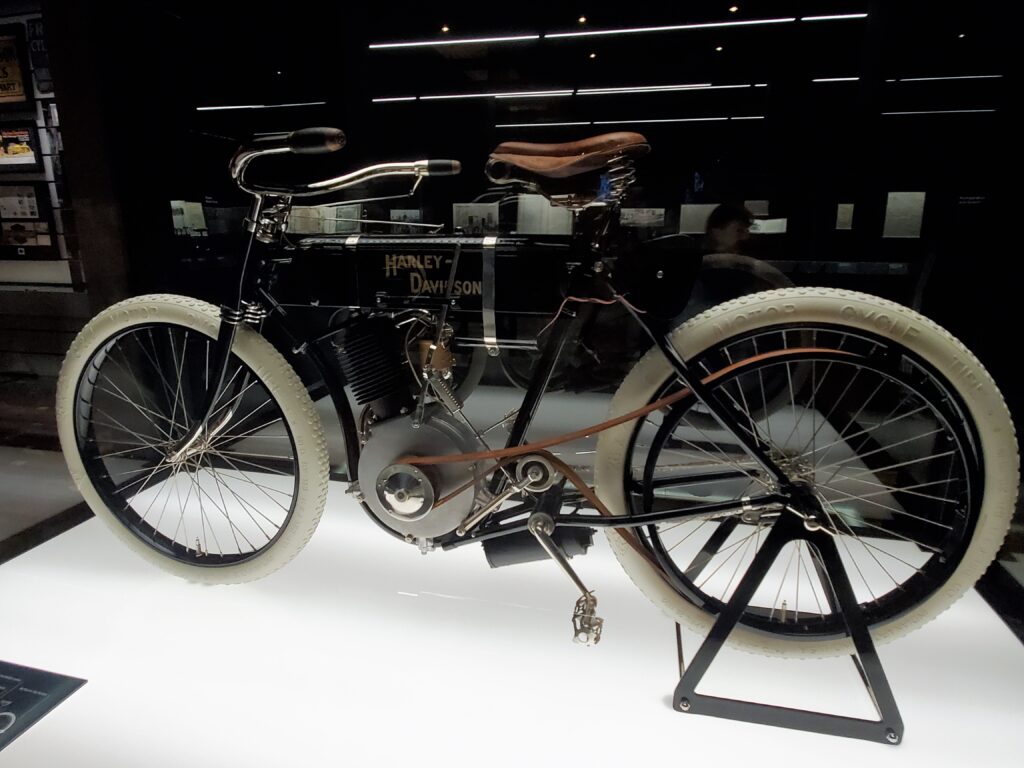 Early Harley at the Harley Davidson Museum