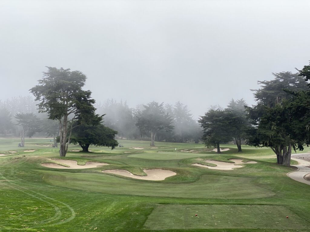 Fog at Bayonet Golf Course